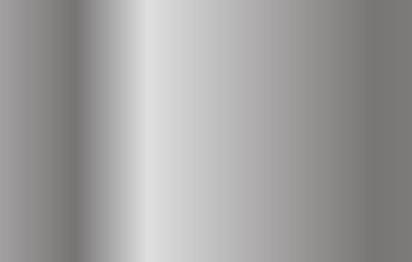 Metal silver gradient. Gray shiny aluminum shapes. Vector chrome plate button Generative AI