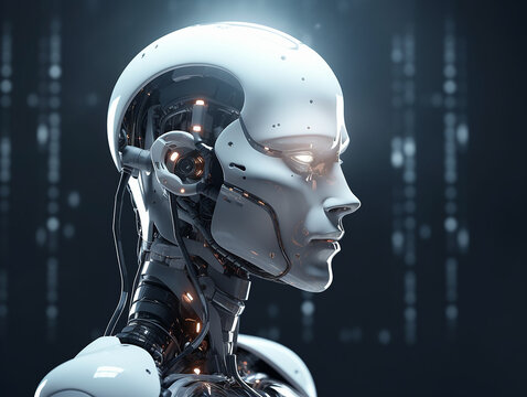 concetto di reti neurali e intelligenza artificiale, interazione cervello computer, creata con intelligenza artificiale
