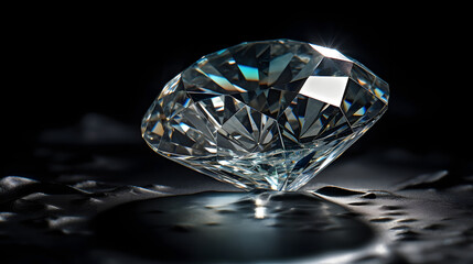 ダイヤモンドの美しさを表現したアートワーク No.046 | In this artwork, Showcasing the Beauty of Diamonds Generative AI