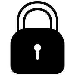 padlock icon illustration