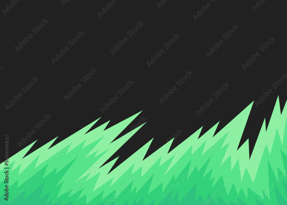 Poster abstract background with gradient jagged pattern and with some copy space area