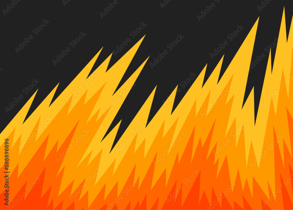 Poster abstract background with gradient jagged pattern and with some copy space area