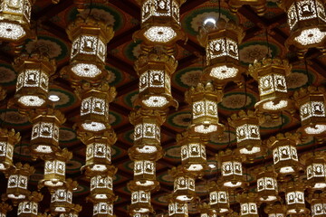 Obraz premium The Buddha Tooth Relic Temple was built based on the Chinese Buddhist architectural style of the Tang dynasty.