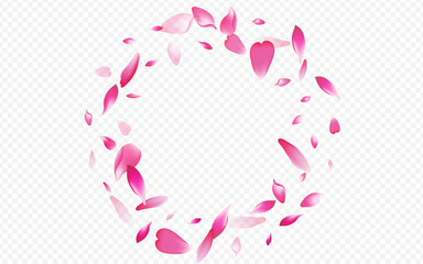 Purple Blossom Vector Transparent Background.