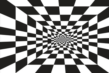 Background with abstract chess lines