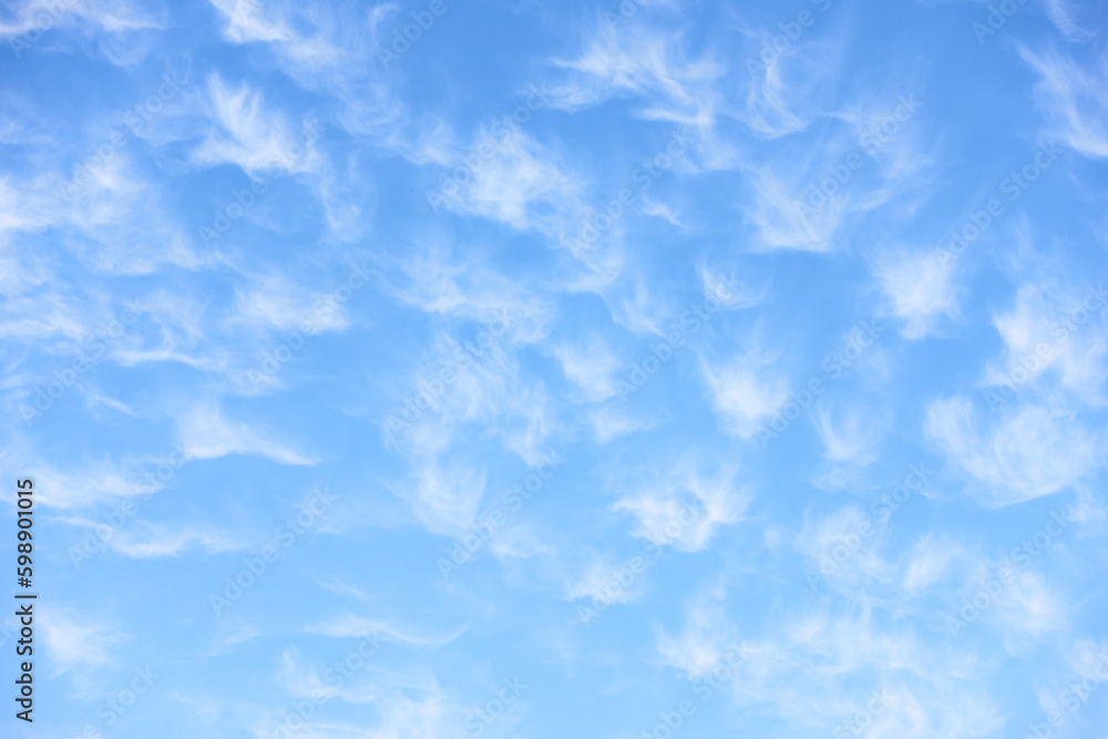 Wall mural fleecy clouds - abstract background