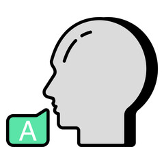 Perfect design icon of speech