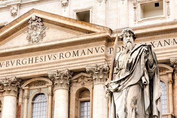 St. Peter's Basilica vatican - obrazy, fototapety, plakaty