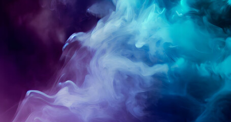 abstract black blue smoke background