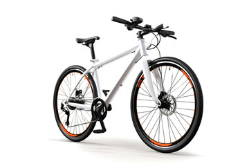 Fototapeta na wymiar Sport bicycle isolated on white background