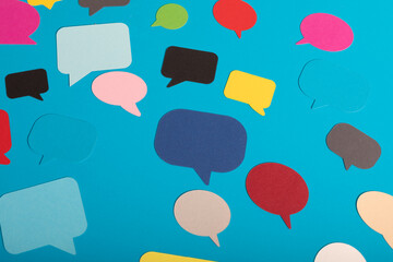 speech bubble paper