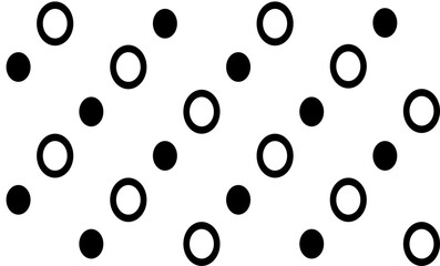 Black and white pattern with beads, Circle pattern in Black repeat, replete pattern, endless fabric pattern, black dot checkerboard
