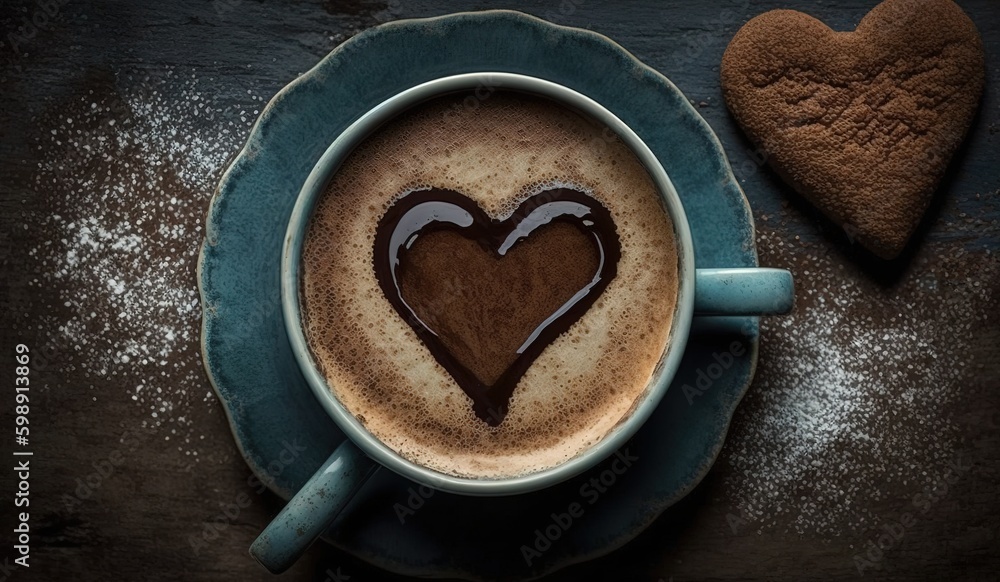 Poster superior coffee from a caring company generative ai generative ai