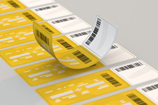 Tiket boarding pass a travel concept