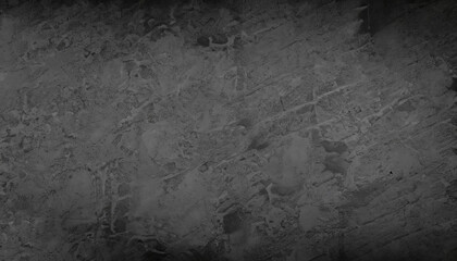 Fototapeta na wymiar Dark Grunge Stone Texture on Black Concrete Wall - Perfect for Backgrounds, Banners, and Designs with an Edgy Industrial Look, Generative AI
