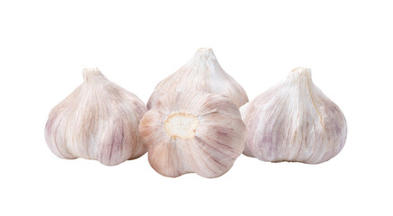 Obraz premium Garlic isolated on transparent png