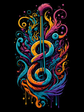 Abstract music background