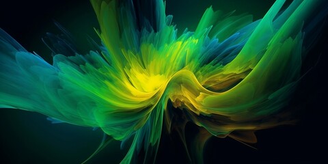 Abstract colorful liquid background graphics, wallpaper, banner, Generative AI