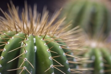  close up of a cactus, ai generative