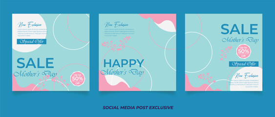 Happy Mother's day sale social media post