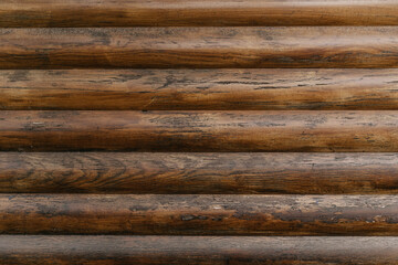 Obraz premium Background from a dark wooden beam.