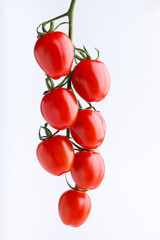 cherry tomatoes with drops