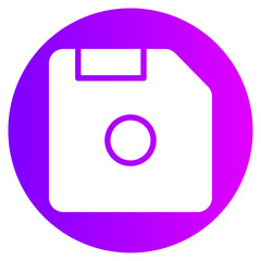 save gradient icon