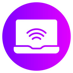 wifi gradient icon