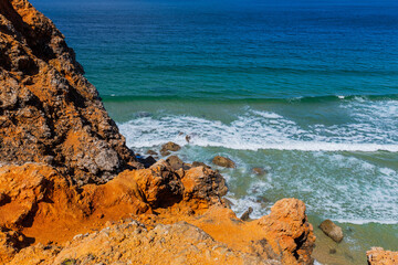 Rocky beach in Sagres
