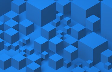 Cube Abstract Background Image (Isometric)
