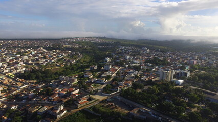 Visão aérea do bairro Recanto do Lago em Teixeira de Freitas na Bahia