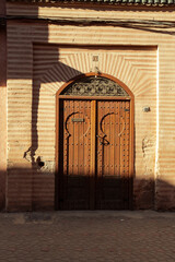 Traditional Arabic Door in Marrakech