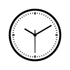 Clock icon. sign for mobile concept and web design. vector illustration