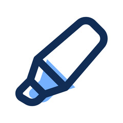 highlighter filled line icon