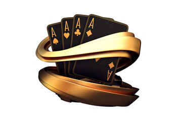 PNG casino mix slot machine roulette dice set card chips 3d render 3d rendering illustration 