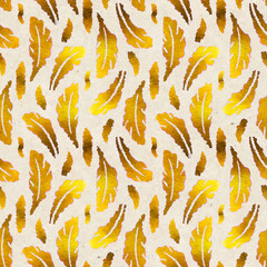 Gold embroidery with arabesques