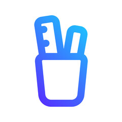 stationary gradient icon