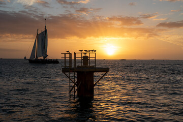 sunset at the beach