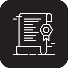 Announce Crisis management icon with black filled line style. message, announce, warning, media, communicate, concept, advertising. Vector illustration