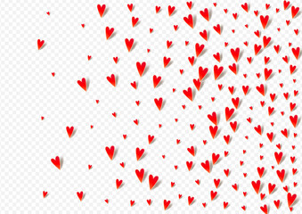 Red Heart Vector White Backgound. Birthday