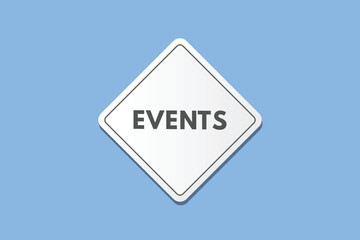 Event text Button. Event Sign Icon Label Sticker Web Buttons
