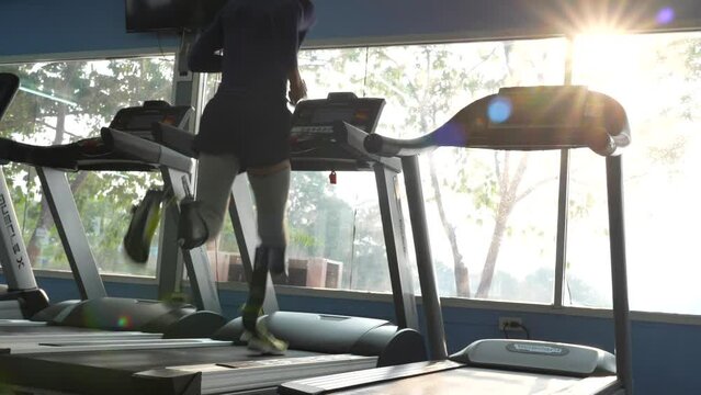 disabled athlete amputee leg