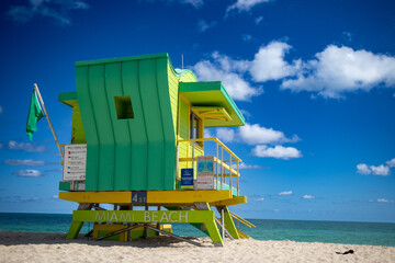 lifeguard tower on the beach