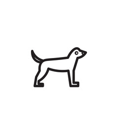 Animal Canine Dog Outline Icon