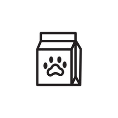 Dog Feline Milk Outline Icon