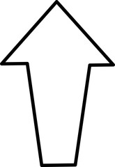 Outline Doodle Arrow