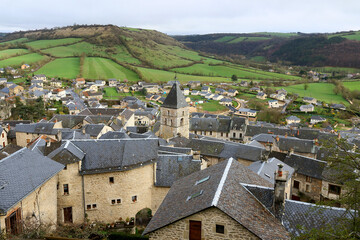 Paysage de Sévérac le Château