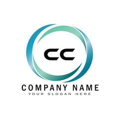 Fototapeta cc business logo design obraz