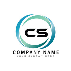 CS Creative Company Linked Letter Logo Design