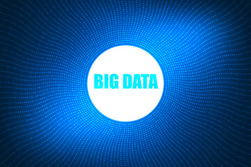 big data visualization technology abstract background. dots lines data abstract.